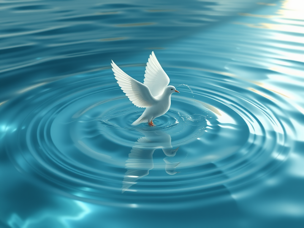 The Spiritual Symbolism of Jesus Entering the Water